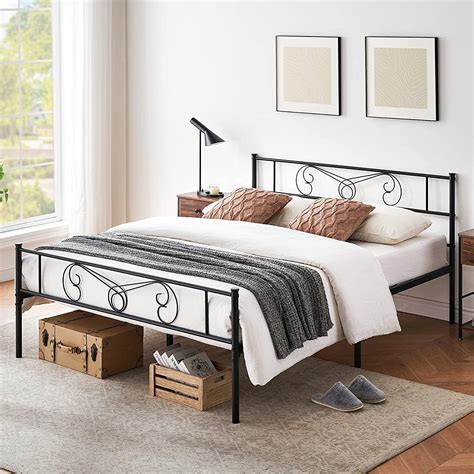 whizmax metal platform bed